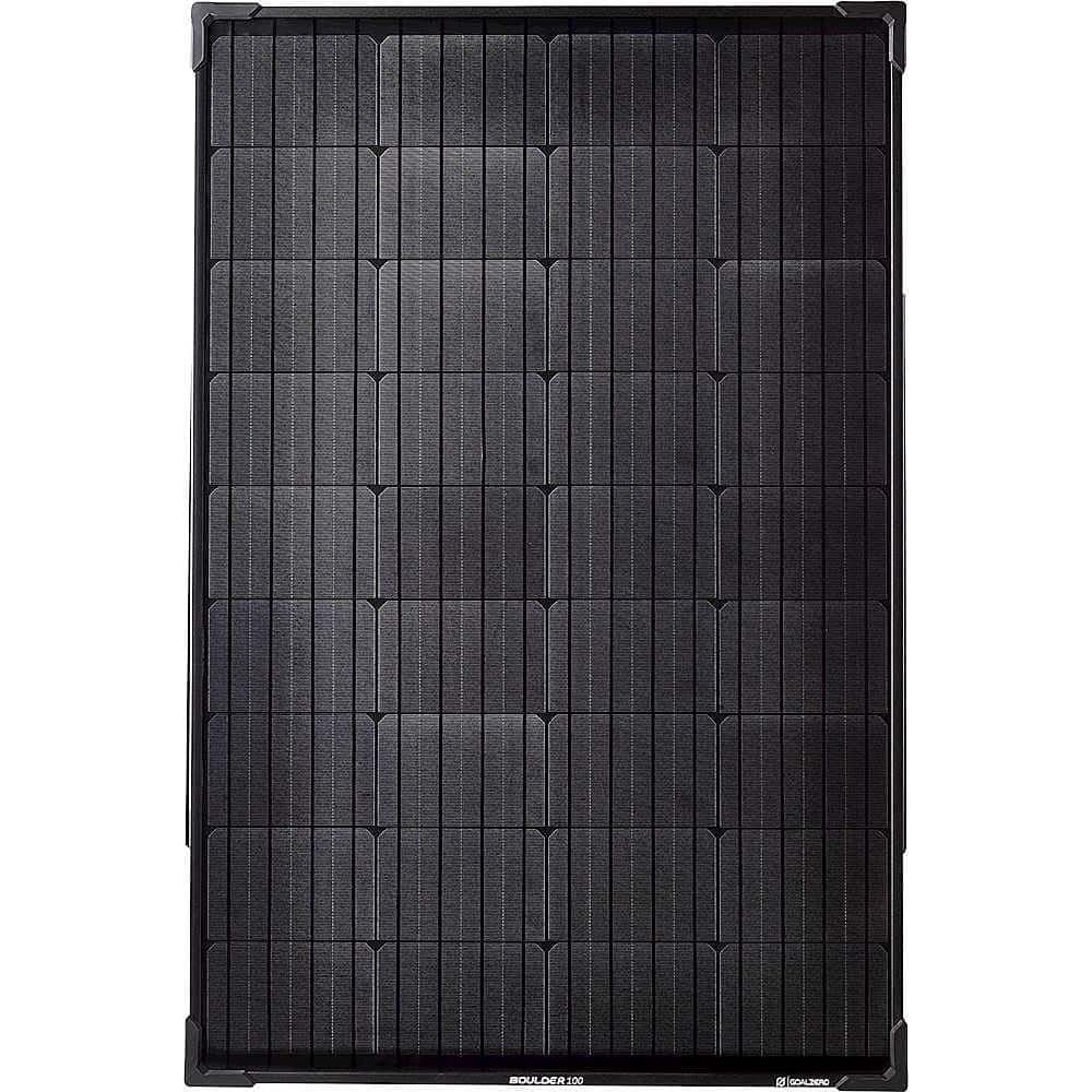 Goal Zero Boulder 100 Solar Panel Black 32407 - Best Buy