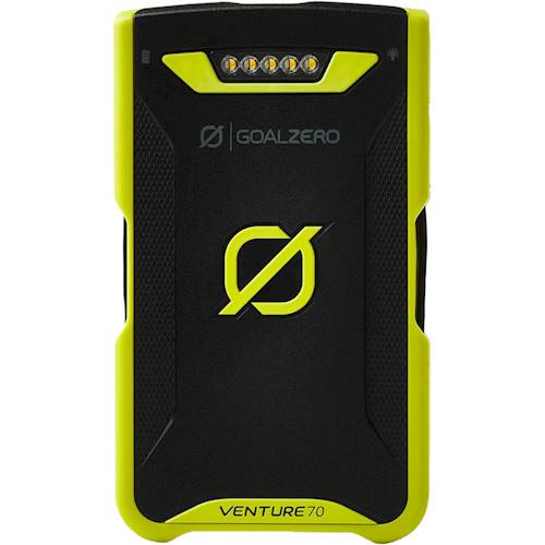 Goal Zero - Venture 17,700 mAh Portable Charger for Most USB Devices - Black/Green