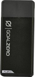 Goal Zero - Flip 6700 mAh Portable Charger for Most USB Devices - Black - Front_Zoom