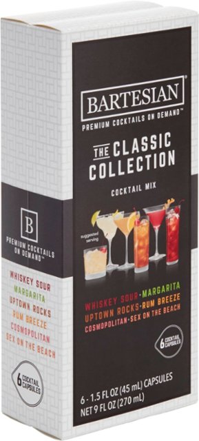 Bartesian Classic Collection Cocktail Mix Capsules for Bartesian ...