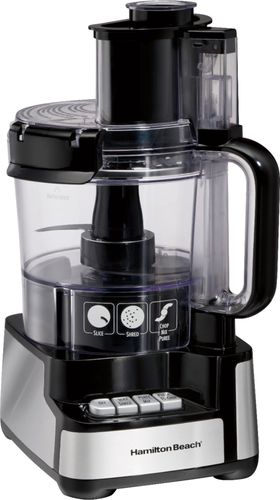 UPC 040094707287 product image for Hamilton Beach - Stack & Snap 12-Cup Food Processor - Black | upcitemdb.com