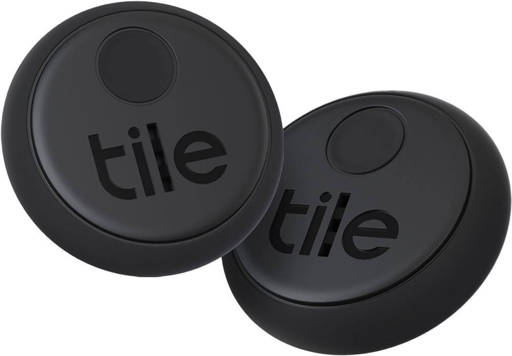 Left. Tile by Life360 - Sticker (2020) - 2-pack - Black.