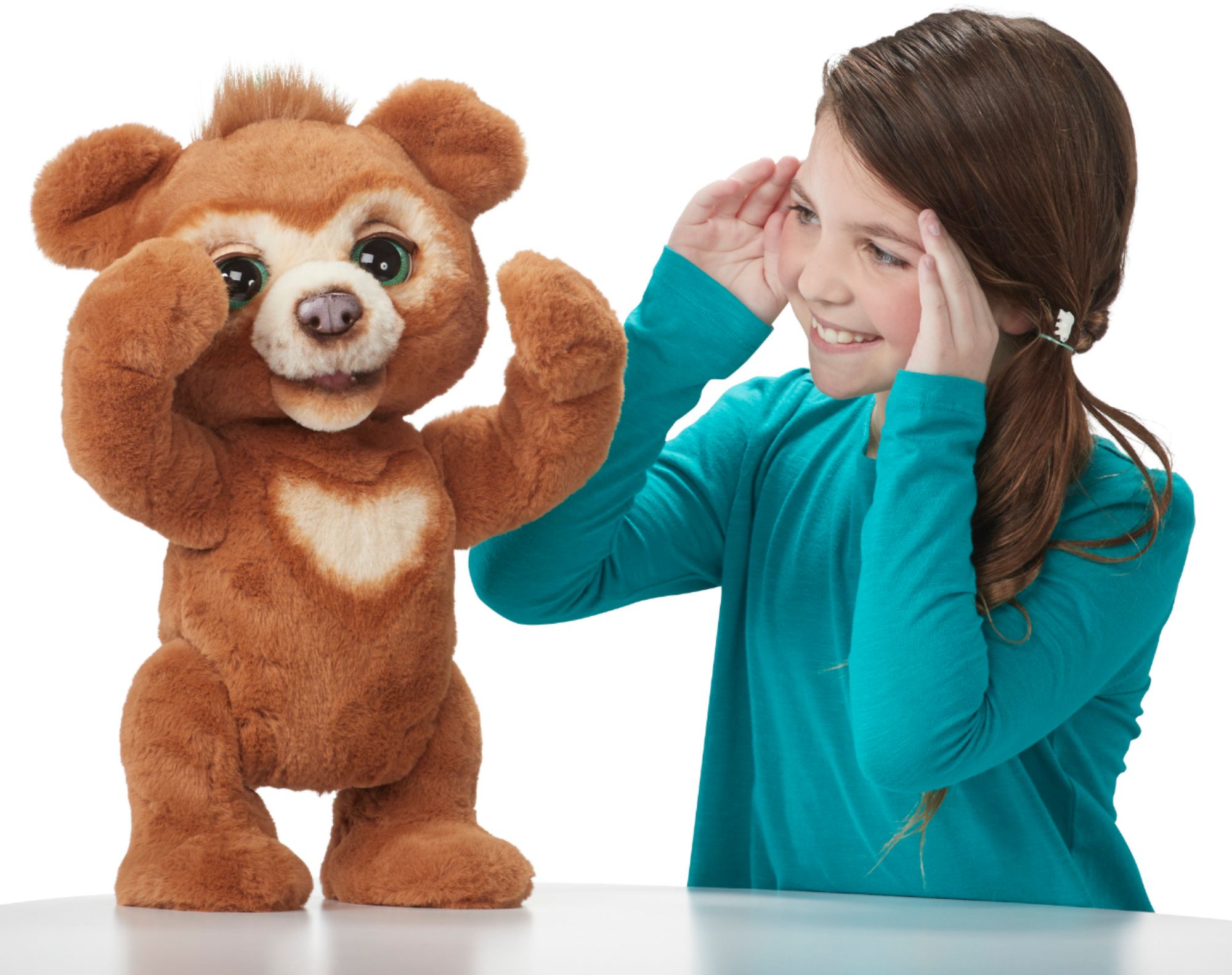 E4591 for sale online FurReal  Cubby The Curious Bear Interactive Plush Toy 