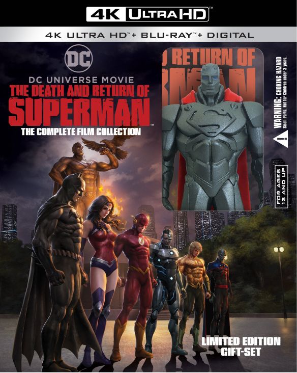 Death and Return of Superman: The Complete Film Collection Gift Set [4K Ultra HD Blu-ray]