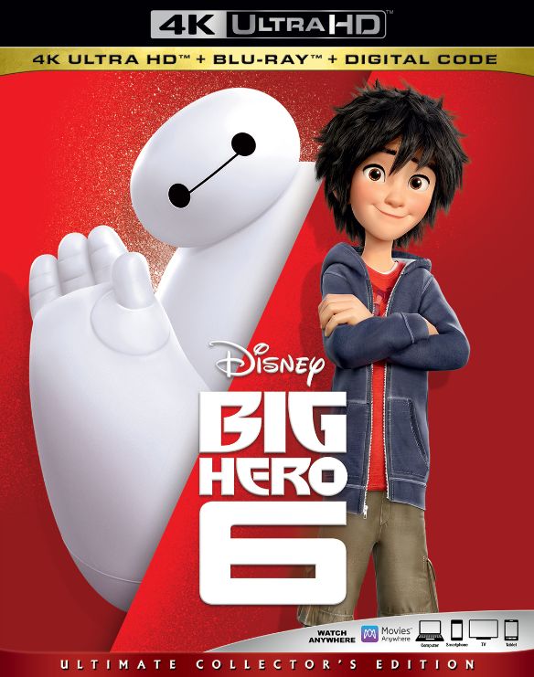 Big Hero 6 [Includes Digital Copy] [4K Ultra HD Blu-ray/Blu-ray] [2014]