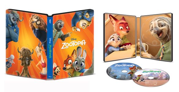  Zootopia [SteelBook] [Includes Digital Copy] [4K Ultra HD Blu-ray/Blu-ray] [Only @ Best Buy] [2016]