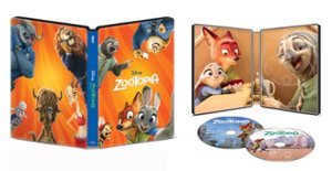 Zootopia [SteelBook] [Includes Digital Copy] [4K Ultra HD Blu-ray/Blu-ray] [Only @ Best Buy] [2016] - Front_Standard