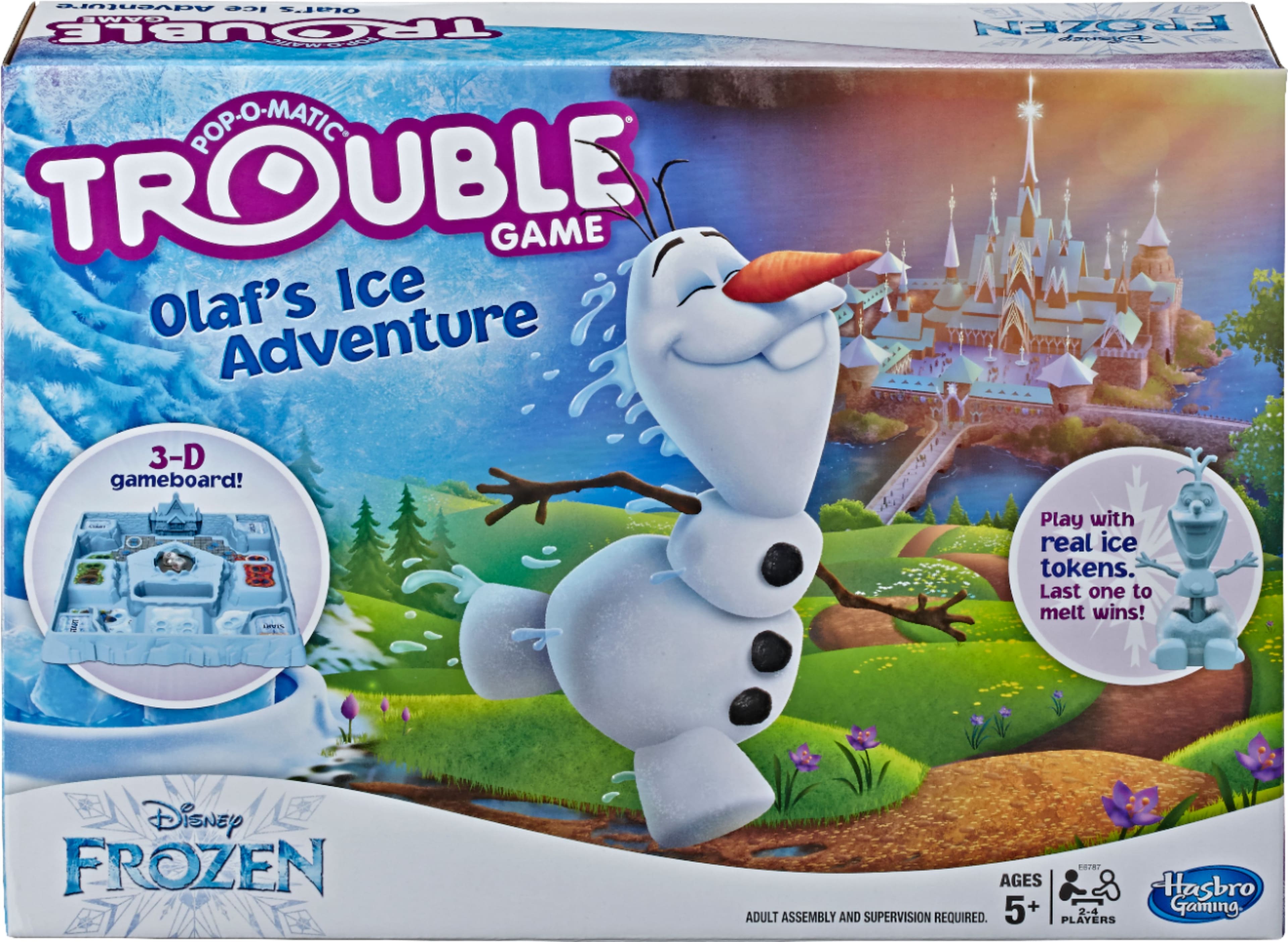 Hasbro Gaming Trouble Board Game, 2-4 Players - For Kids 5 Years