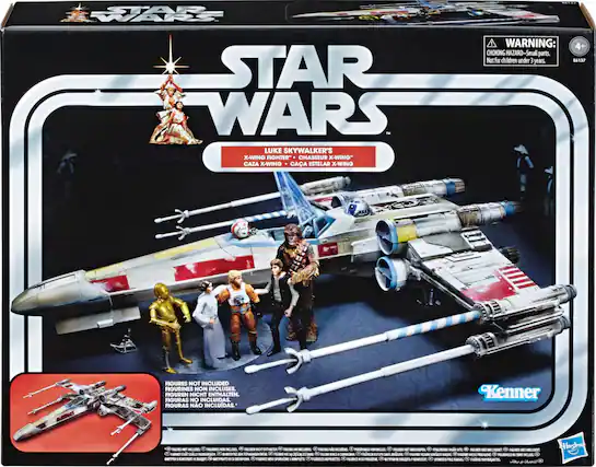 Front. Star Wars - The Vintage Collection Luke Skywalker's X-Wing Fighter Vehicle - Multi.