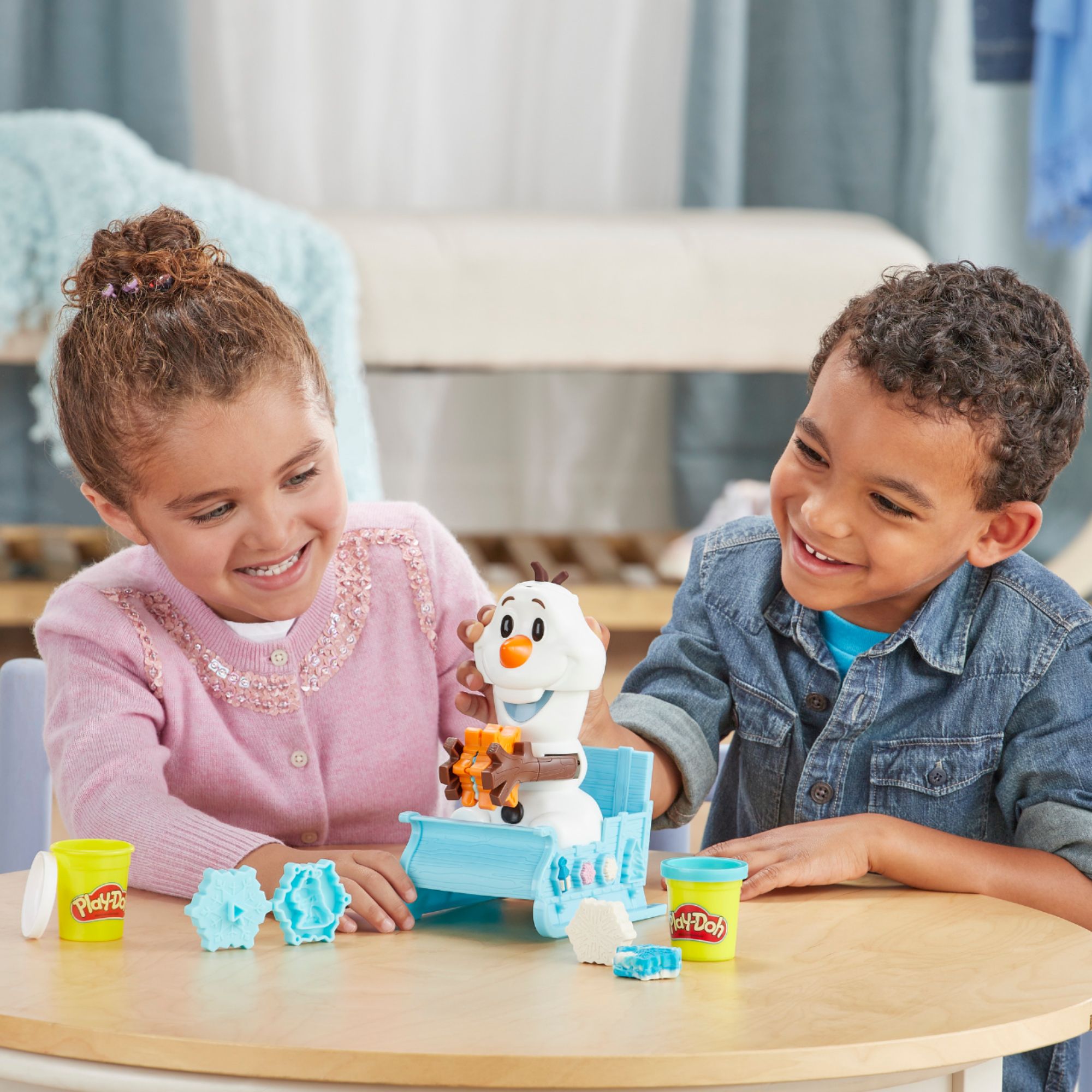 Play-Doh Featuring Disney Frozen Olaf's Sleigh Ride Perfect Christmas Gift 