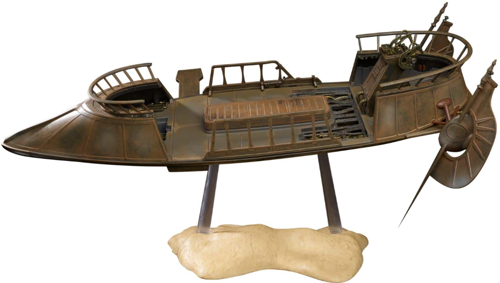 Alt View 12. Star Wars - The Vintage Collection Jabba's Tatooine Skiff Collectible Vehicle.