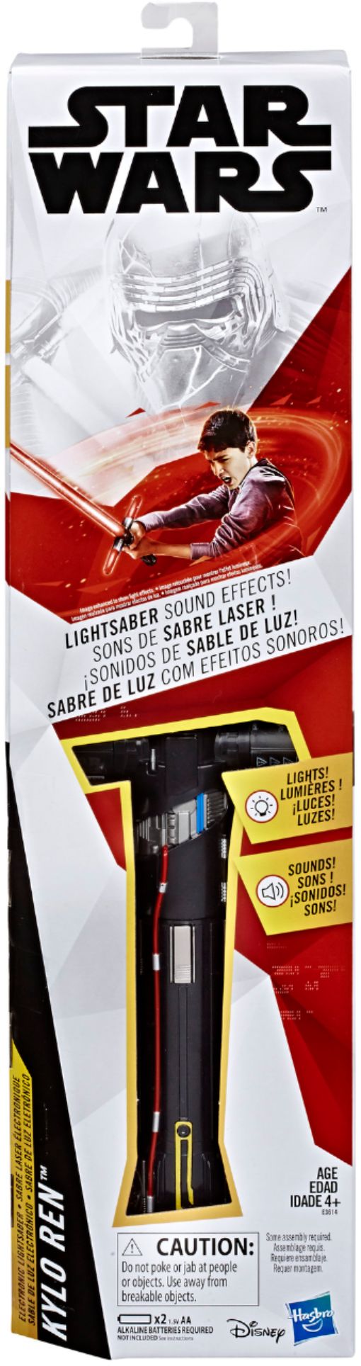 Rubin Udgangspunktet velgørenhed Best Buy: Star Wars Kylo Ren Electronic Lightsaber Red E3614
