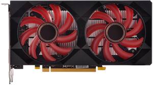 XFX - AMD Radeon RX 550 2GB GDDR5 PCI Express 3.0 Graphics Card - Black/Red - Front_Zoom