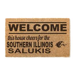 Jardine - Southern Illinois Salukis 18" x 30" Welcome Doormat - Brown