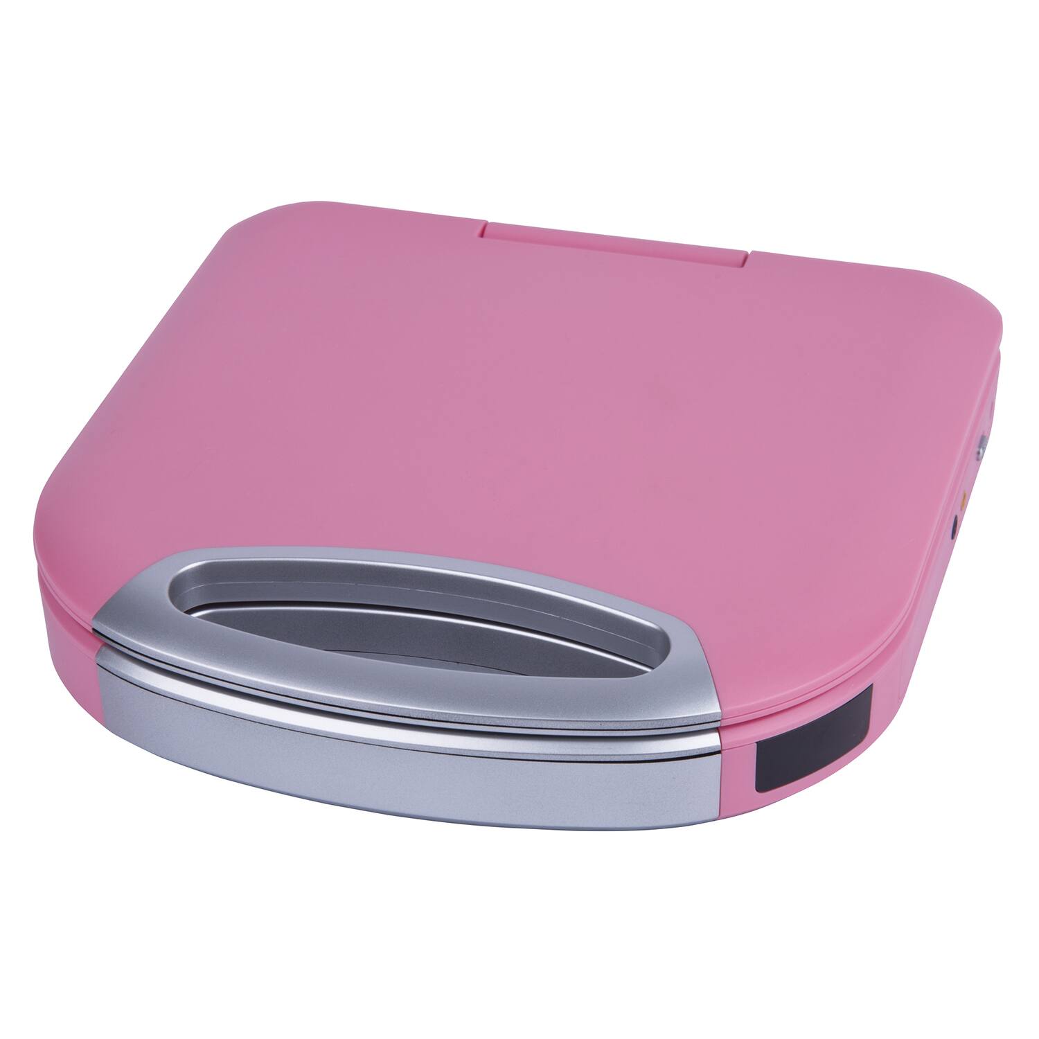 Alt View 1. Proscan - 480p Portable DVD Player, 7" Tilting Widescreen, Built-in Speakers, 2.5 Hr Rechargeable Battery, Handle, Earbuds, Remote - Pink.