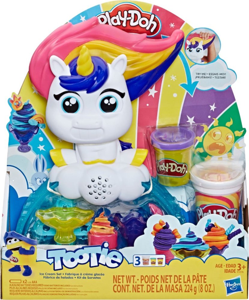 Zoom in on Front Zoom. Play-Doh - Tootie the Unicorn Ice Cream Set.