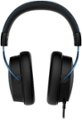 Alt View Zoom 11. HyperX - Cloud Alpha S Wired 7.1 Surround Sound Gaming Headset for PC with Chat Mixer and Adjustable Bass - Blue/Black.
