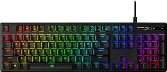 HyperX Alloy Origins Full size Wired Mechanical Red Switch Gaming