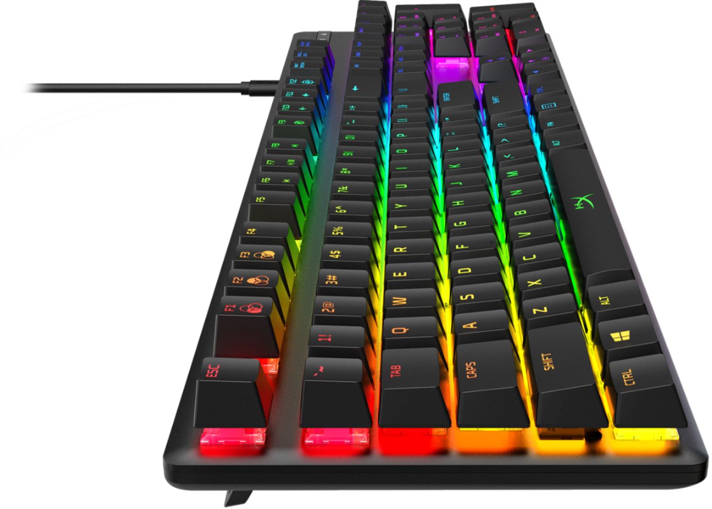 pit aanvaardbaar verwijderen HyperX Alloy Origins Full-size Wired Mechanical Red Switch Gaming Keyboard  with RGB Back Lighting Black 4P4F6AA#ABA/HX-KB6RDX-US - Best Buy