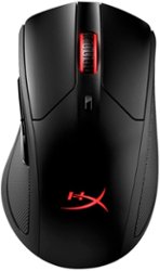 HyperX - Pulsefire Dart Wireless Optical Gaming Mouse with RGB Lighting - Black - Front_Zoom