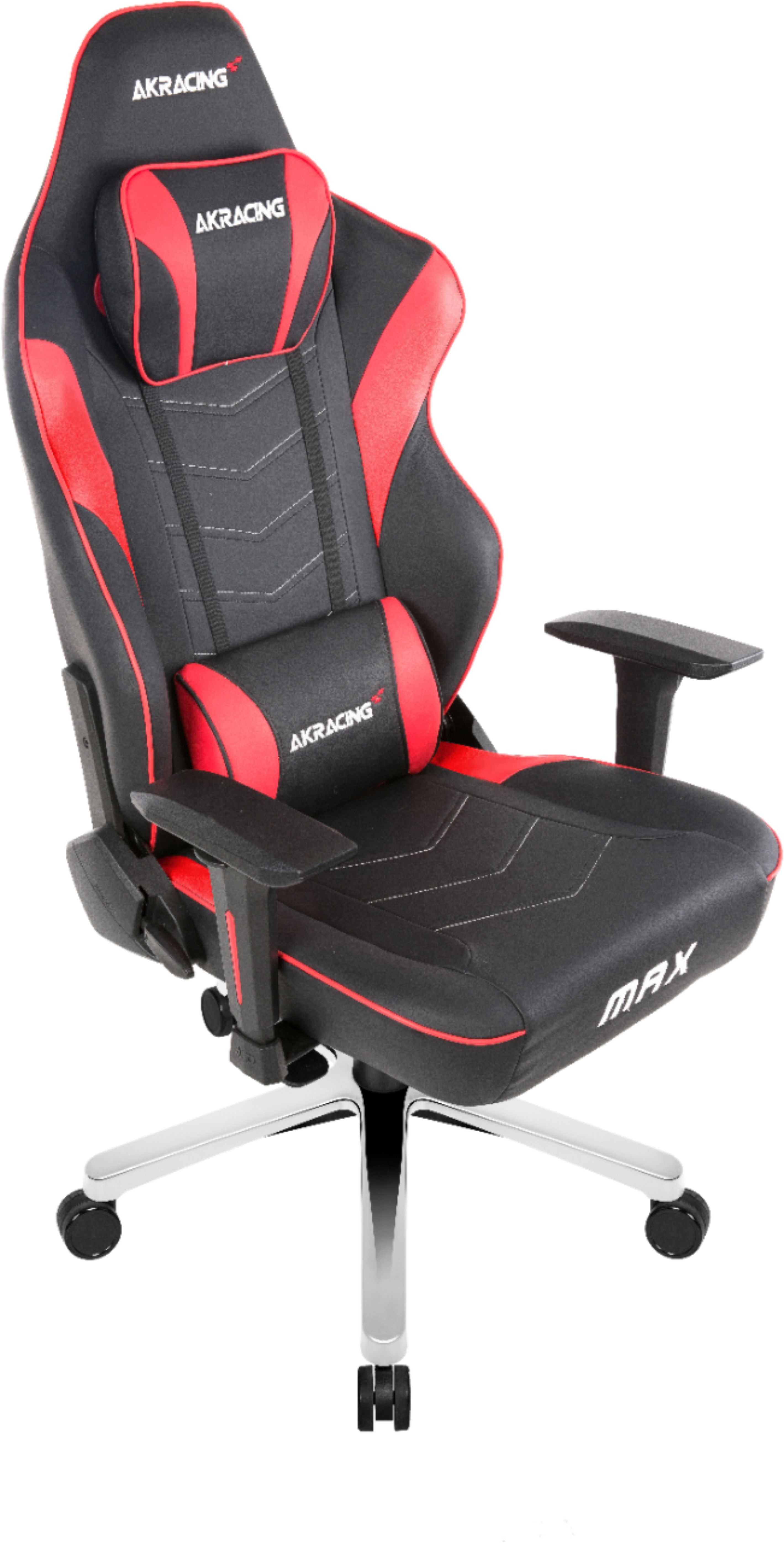 Angle View: AKRacing - Masters Series Max XXL Gaming Chair - Black/Red