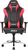 Akracing - Masters Series Max Gaming Chair - Black/Red - Front_Zoom