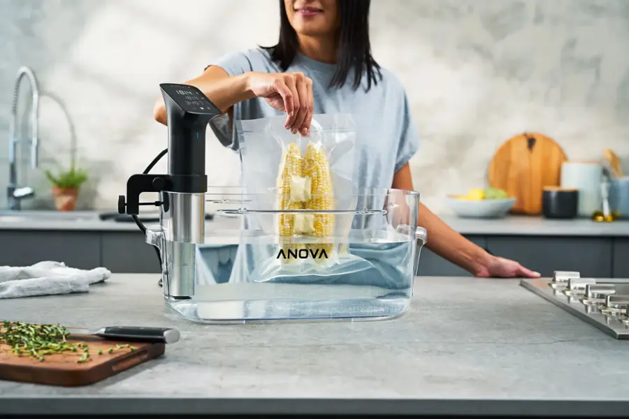 Alt View 18. Anova - Wifi Precision Cooker Pro - Black.