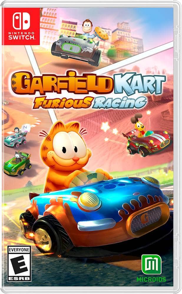 Front. Microids - Garfield Kart Furious Racing.