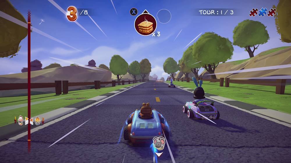 Alt View 11. Microids - Garfield Kart Furious Racing.