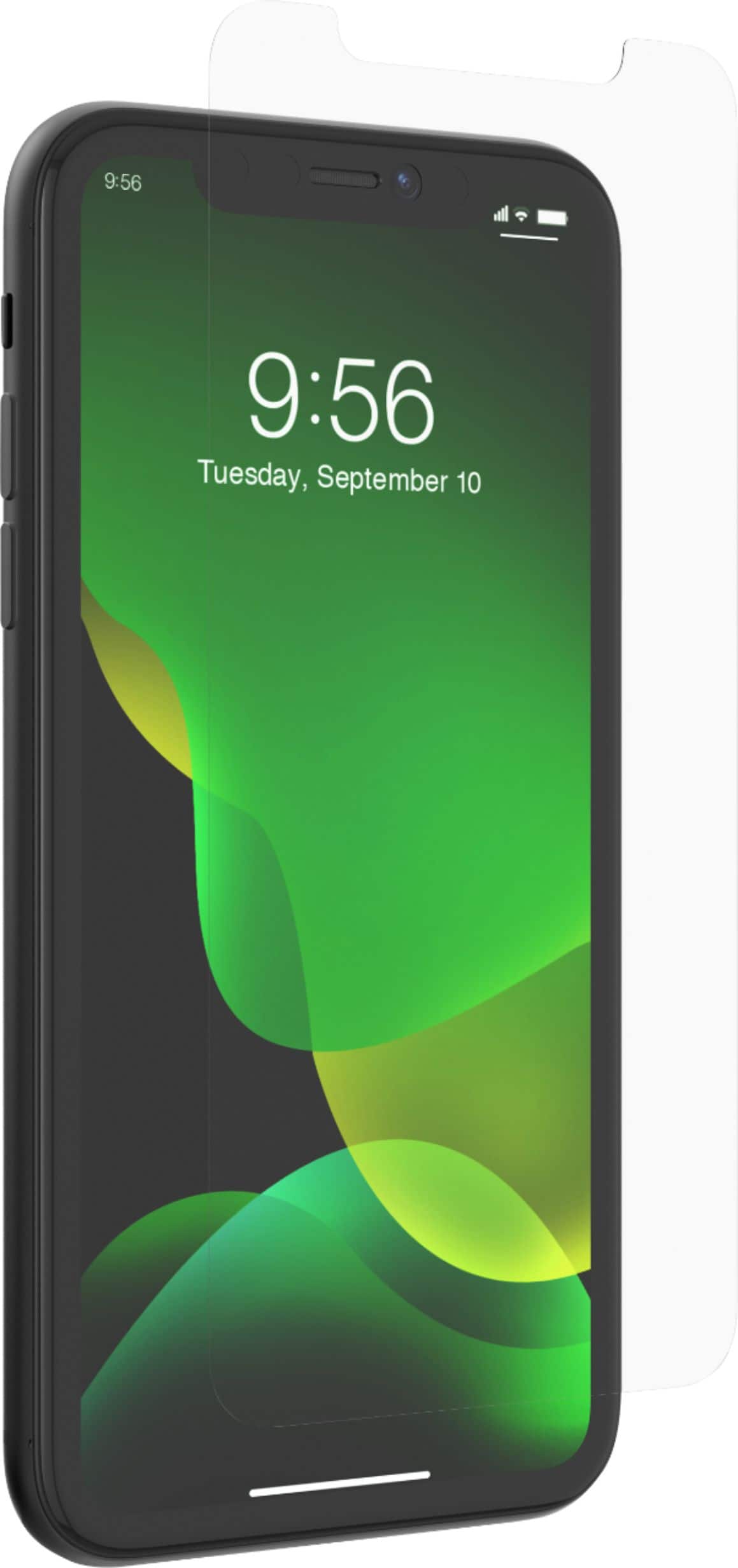 Angle. ZAGG - InvisibleShield® Glass Elite Screen Protector for Apple iPhone 11 and XR - Clear.