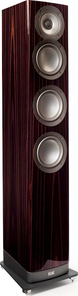 Alt View 11. ELAC - Navis 5-1/4" Powered Wireless 3-Way Floor Speaker (Each) - Gloss Ebony Emara.
