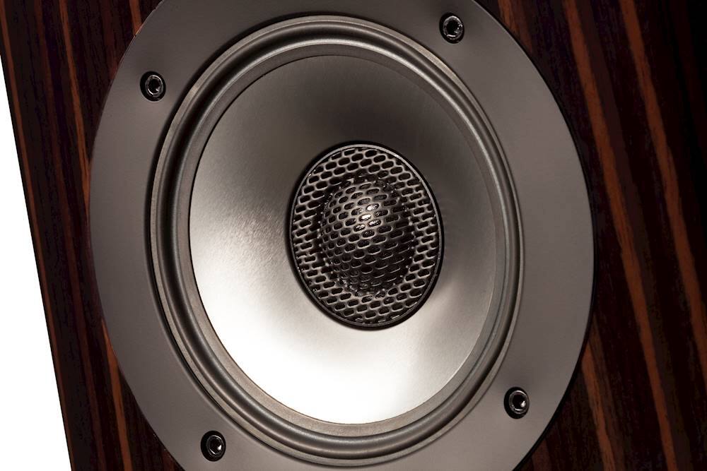 Alt View 12. ELAC - Navis 5-1/4" Powered Wireless 3-Way Floor Speaker (Each) - Gloss Ebony Emara.