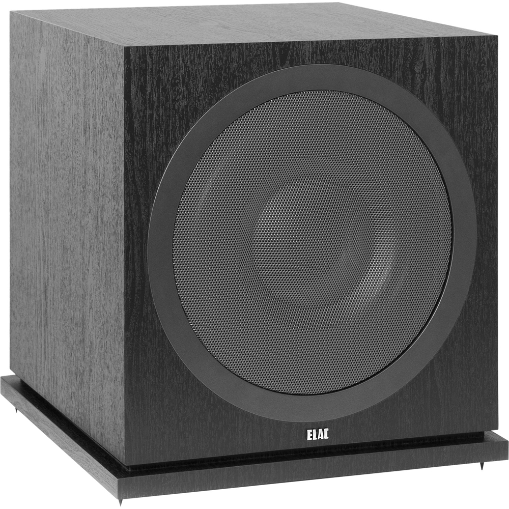 Left View: JBL - Club 600W Class D Digital Mono Amplifier with Variable Low-Pass Crossover - Black