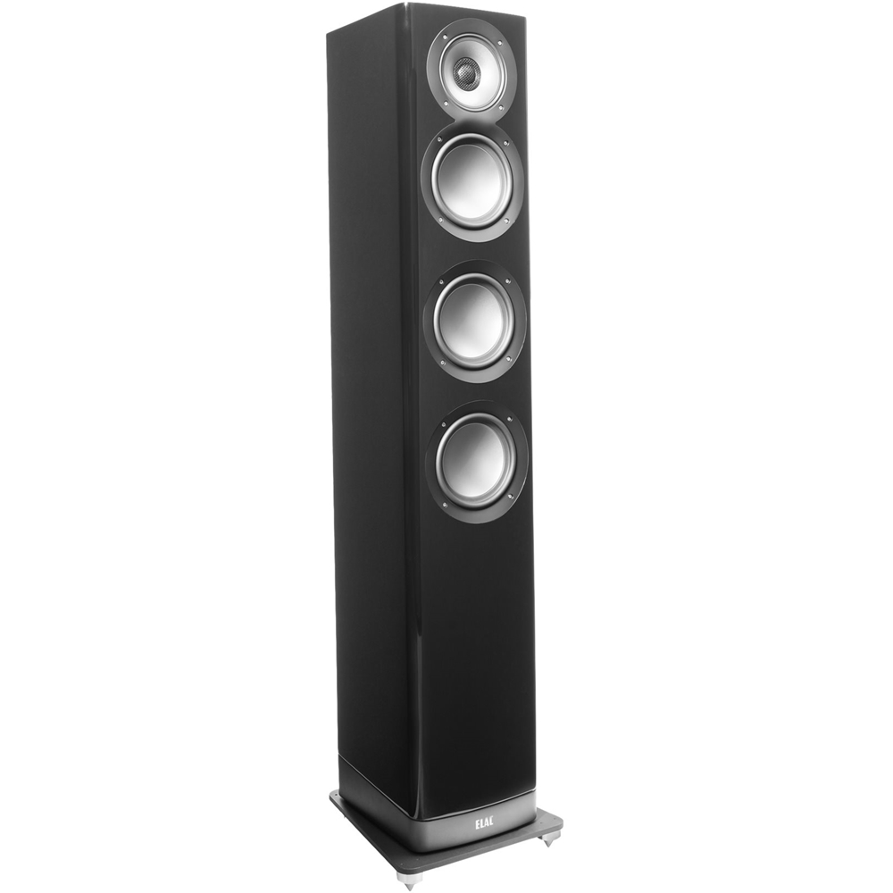 ELAC - Navis 5-1/4" Powered Wireless 3-Way Floor Speaker (Each) - Gloss Black