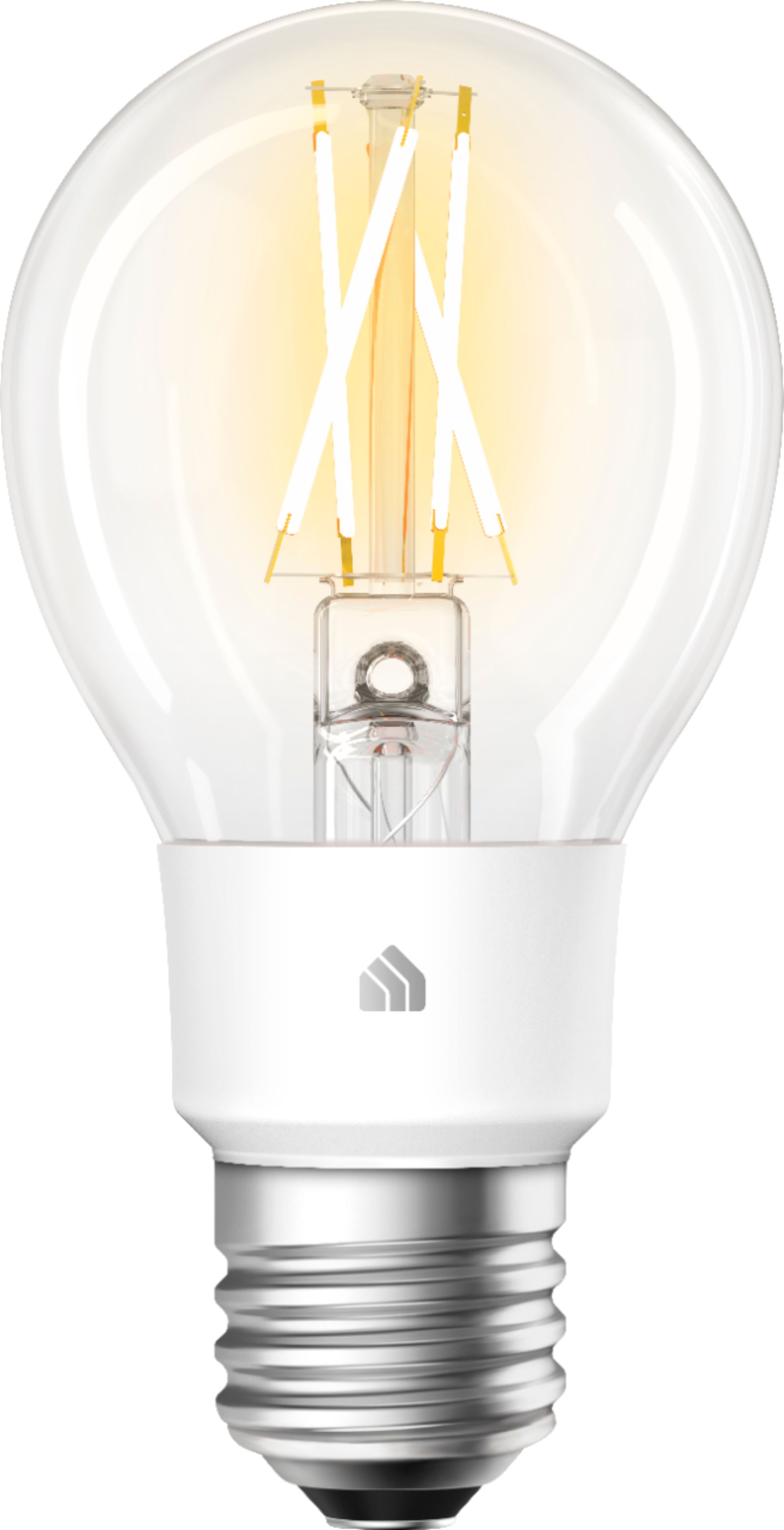 TP-Link - Kasa Smart A19 Wi-Fi Smart LED Light Bulb - Transparent