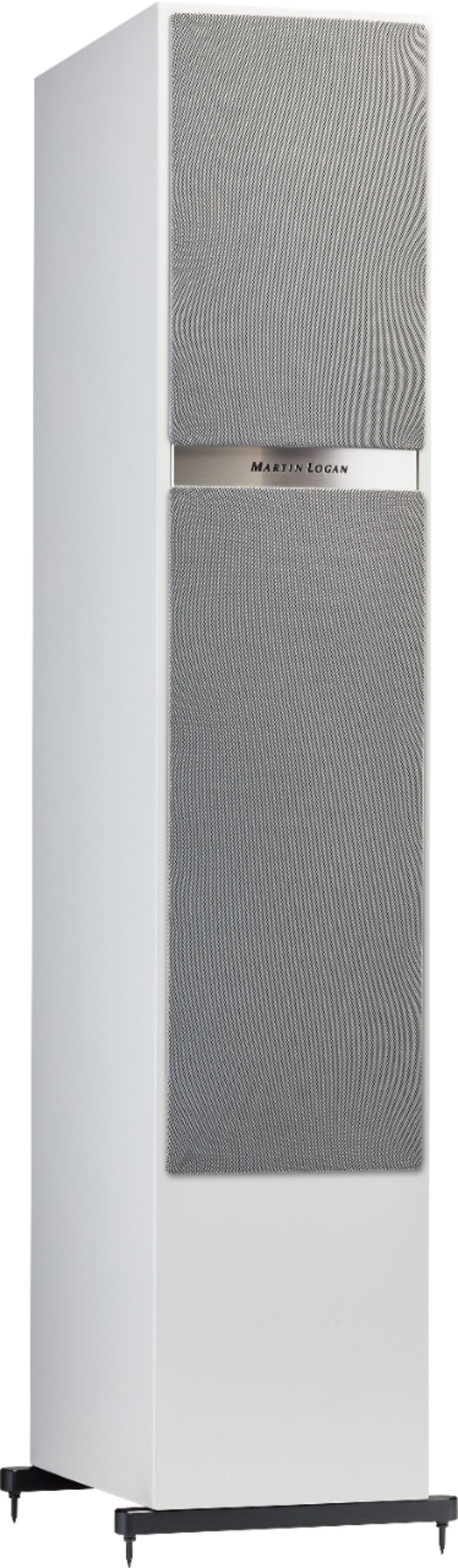 Angle View: MartinLogan - Motion Dual 8"Passive 2.5-Way Floor Speaker (Each) - Matte White