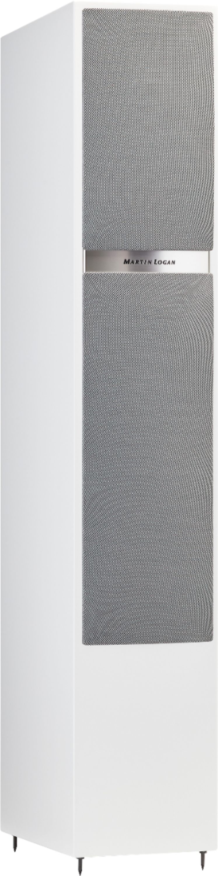 Angle View: MartinLogan - Motion Dual 6-1/2" Passive 2.5-Way Floor Speaker (Each) - Matte White