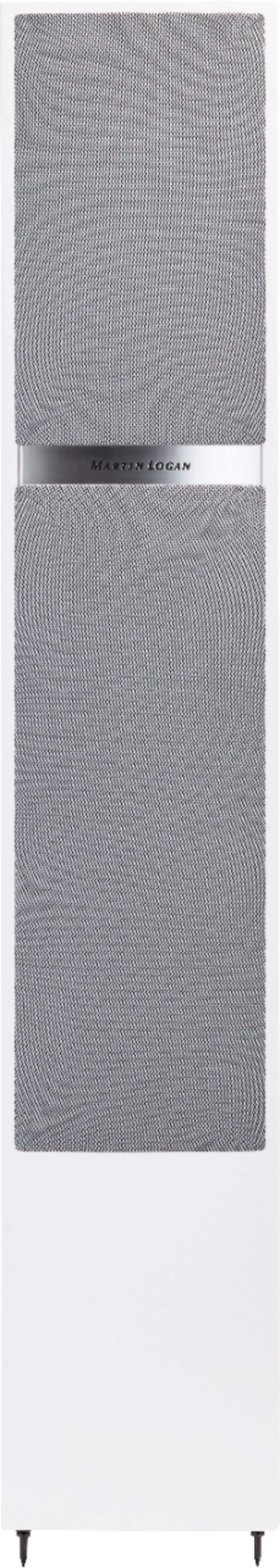 Front. MartinLogan - Motion Dual 6-1/2" Passive 2.5-Way Floor Speaker (Each) - Matte White.