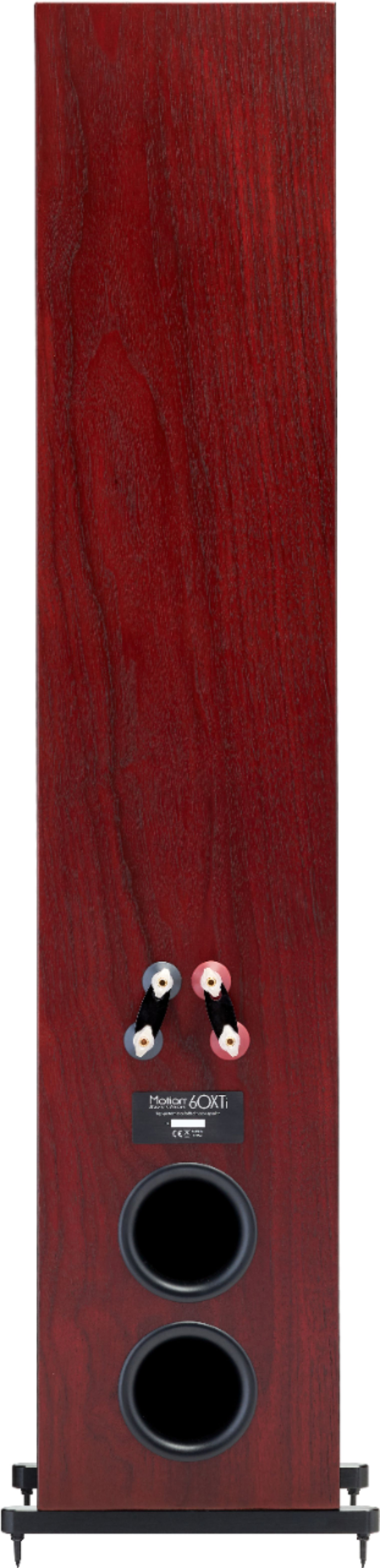 Back View: MartinLogan - Motion Dual 8" Passive 2.5-Way Floor Speaker (Each) - Red Walnut