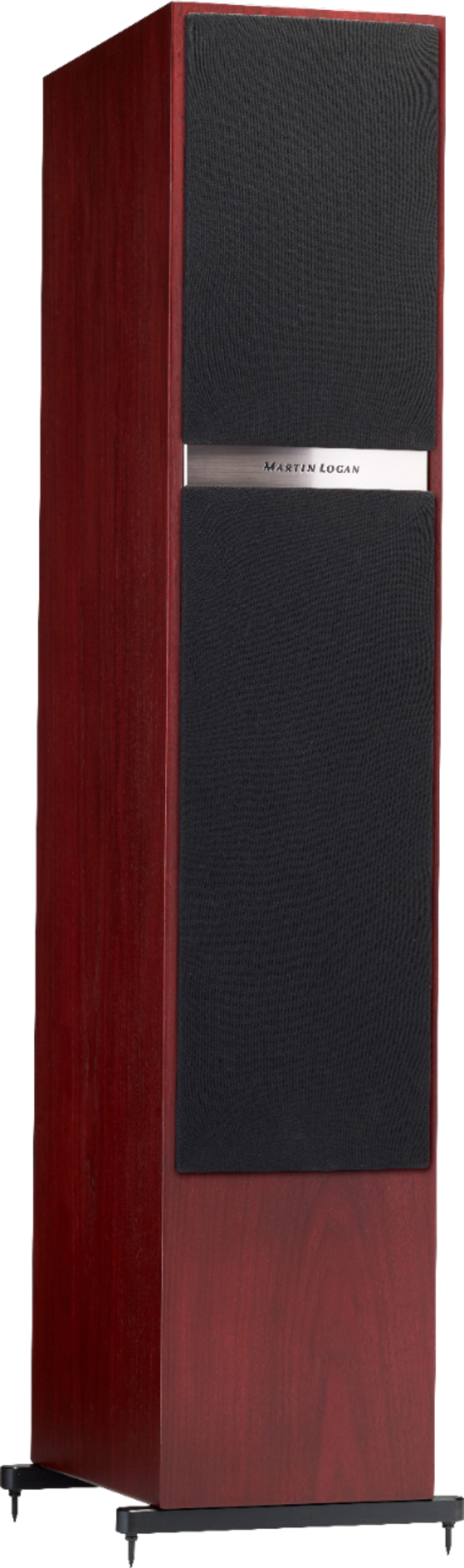 Angle View: MartinLogan - Motion Dual 8" Passive 2.5-Way Floor Speaker (Each) - Red Walnut