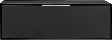 MartinLogan - Motion Dual 6-1/2" Passive 2.5-Way Center-Channel Speaker - Gloss Black - Front_Zoom