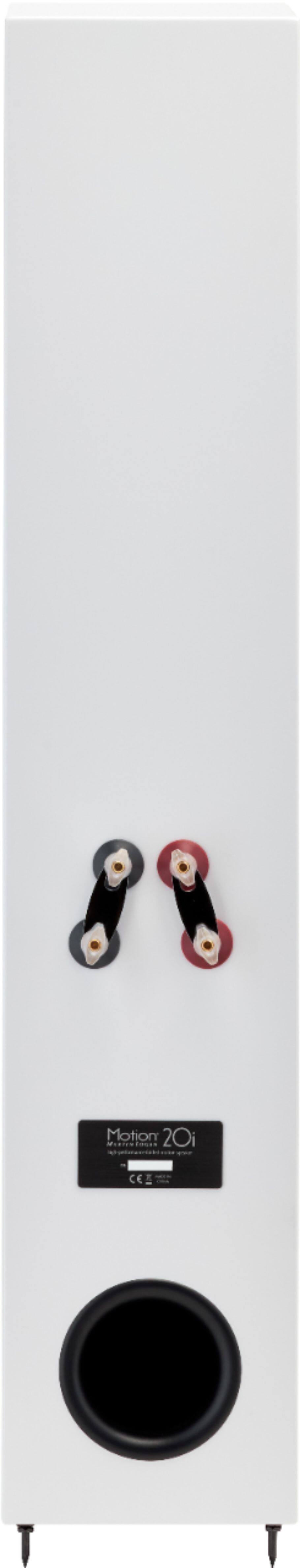 Back. MartinLogan - Motion Dual 5-1/2" Passive 2.5-Way Floor Speaker (Each) - Matte White.