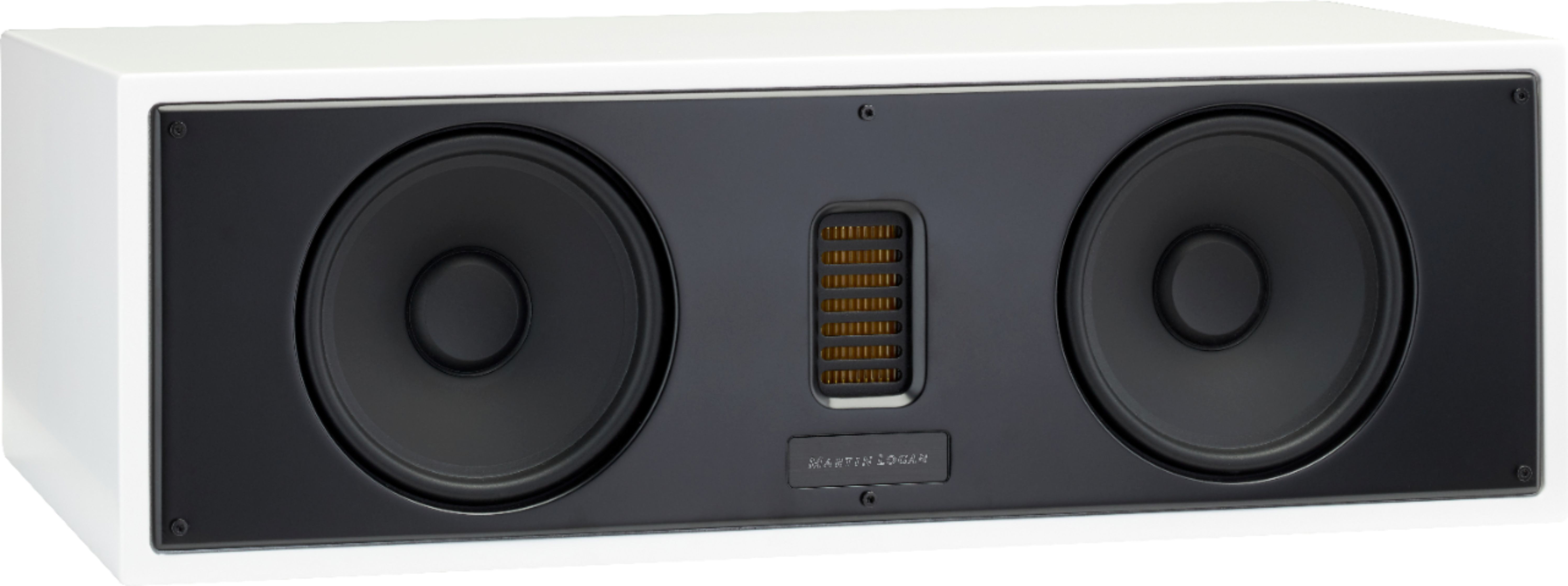 Angle View: KEF - Reference Dual 6-1/2" Passive 3-Way Center-Channel Speaker - Copper Black Aluminium