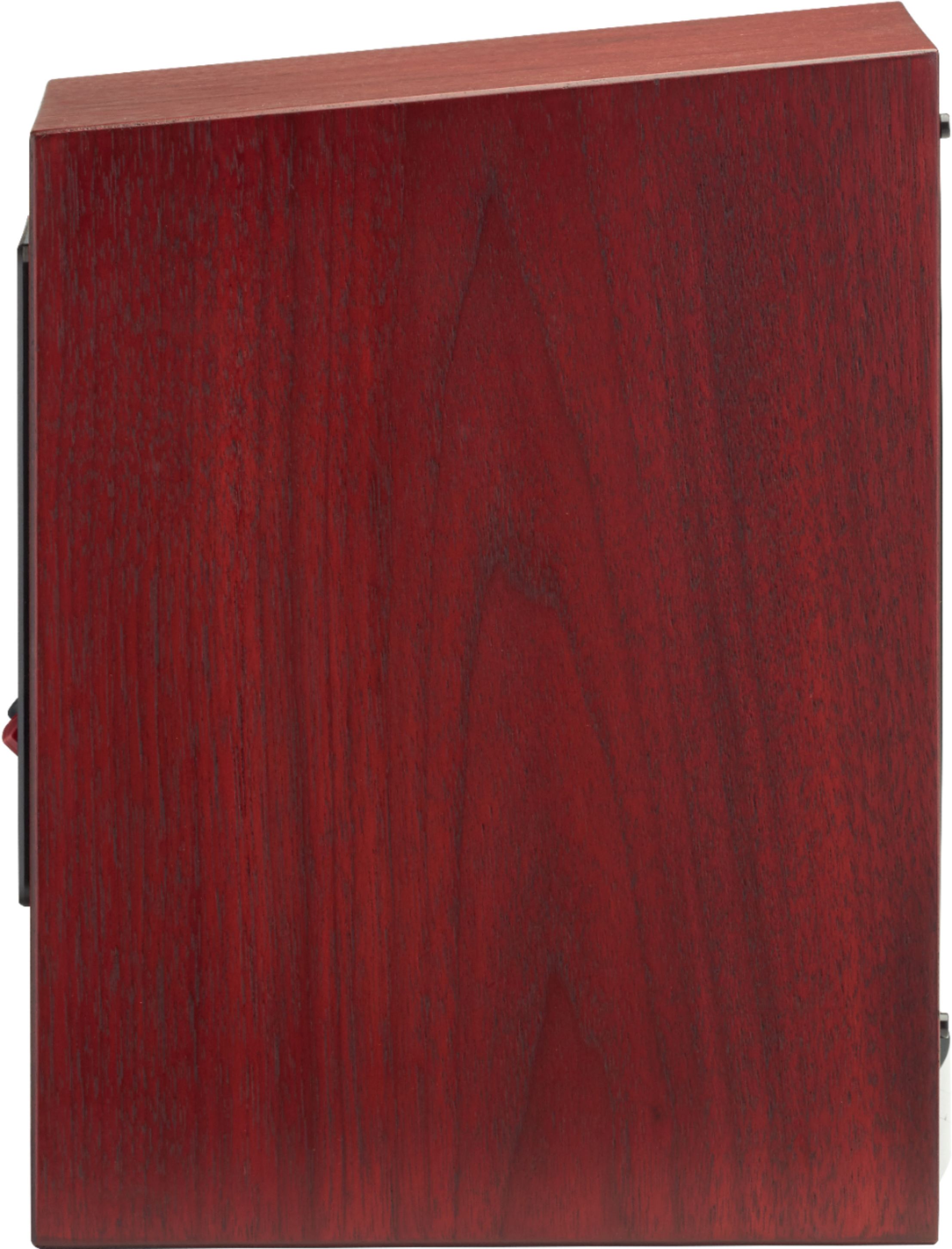 Left View: MartinLogan - Motion 6-1/2" Passive 2-Way Floorstanding Speaker (Each) - Red Walnut