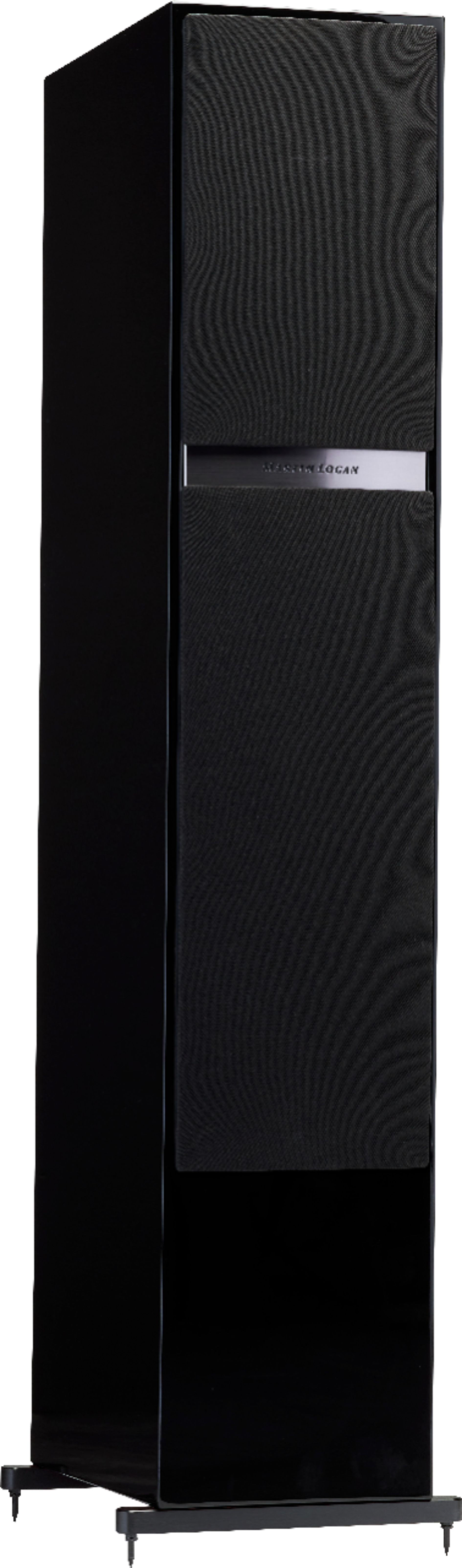 Angle View: MartinLogan - Motion Dual 8" Passive 2.5-Way Floor Speaker (Each) - Gloss Black