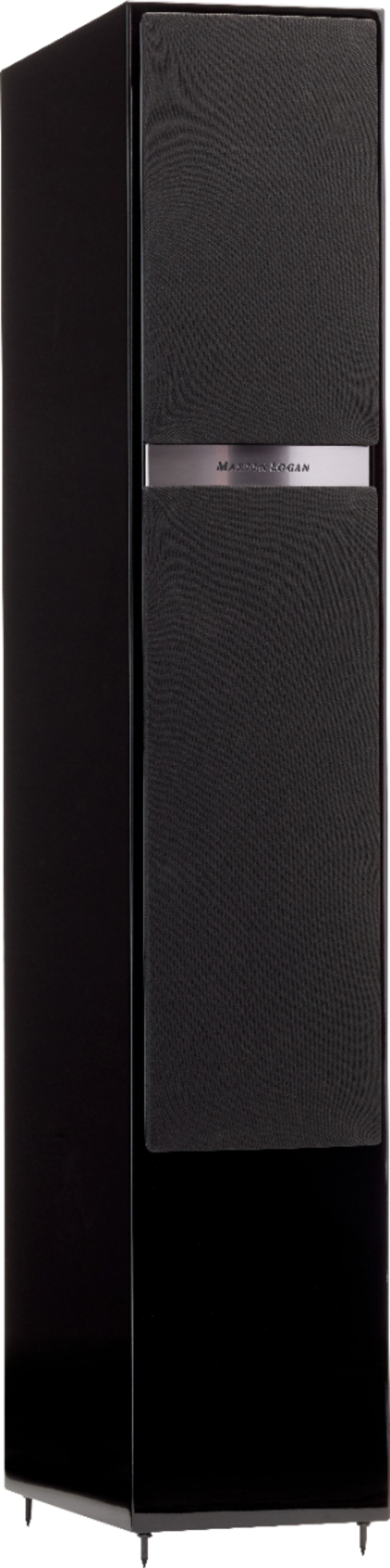 Angle View: MartinLogan - Motion Dual 6-1/2" Passive 2.5-Way Floor Speaker (Each) - Gloss Black