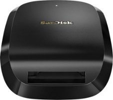 SanDisk - Extreme PRO CFexpress Card Reader - Black - Front_Zoom