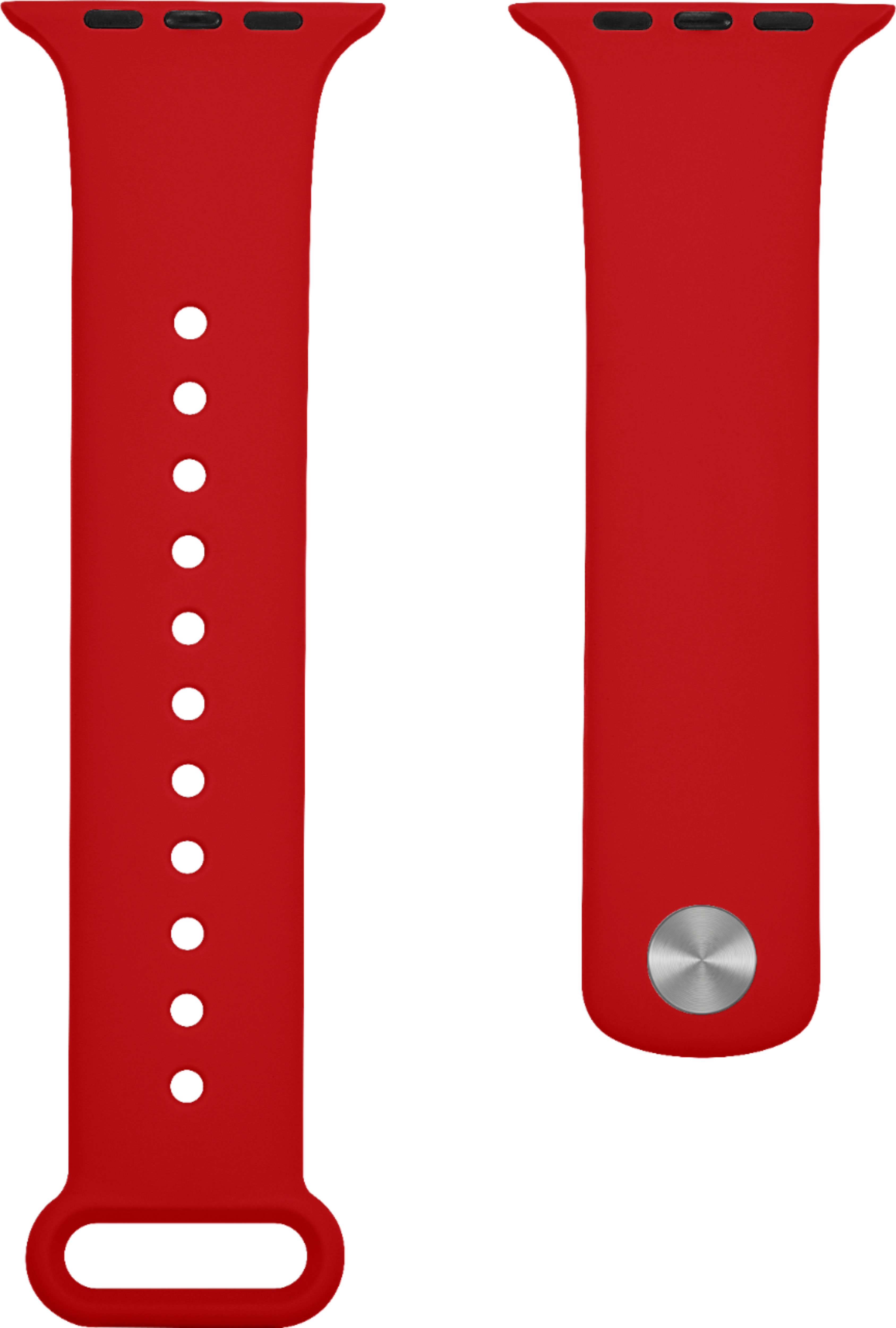 HoHoHo Red Silicone Watch Band compatible with Apple Watch