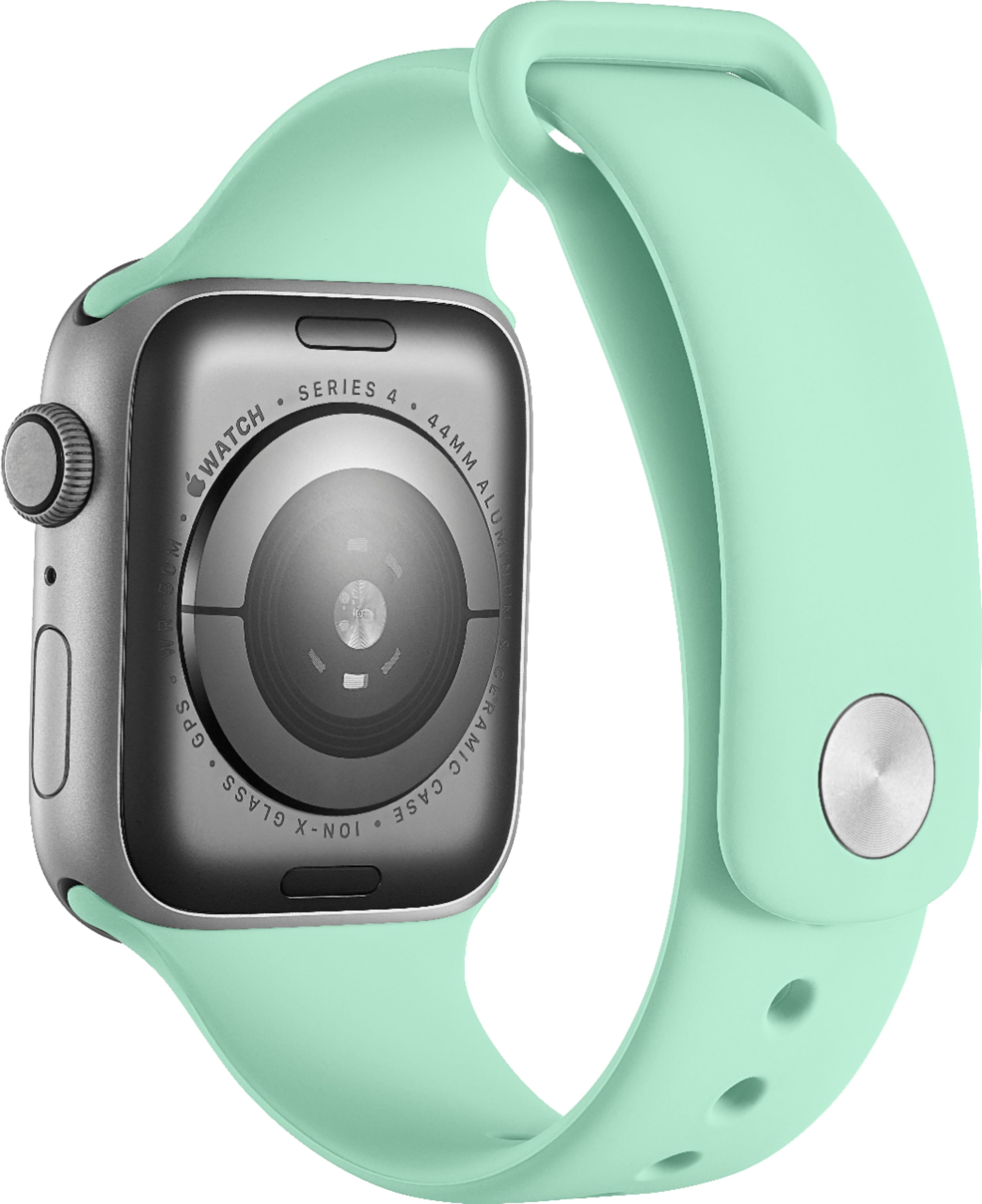 Alt View 12. Modal™ - Silicone Band for Apple Watch 42, 44, 45mm (Series 1-8) and Apple Watch Ultra 49mm - Mint Green.