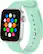 Left. Modal™ - Silicone Band for Apple Watch 42, 44, 45mm (Series 1-8) and Apple Watch Ultra 49mm - Mint Green.